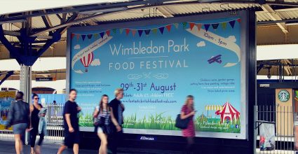 A large Billboard advertisment