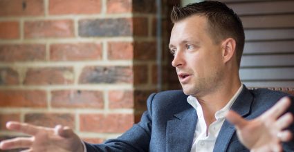 Geoff Watts, mid discussion