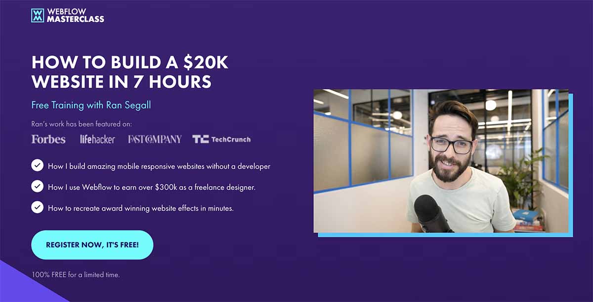 Screenshot of Ran Segall's free online course