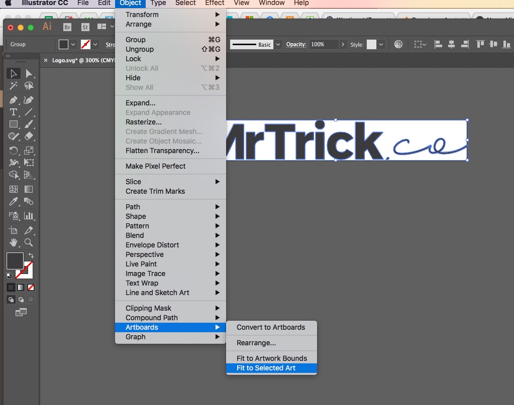 Selecting the Artwork