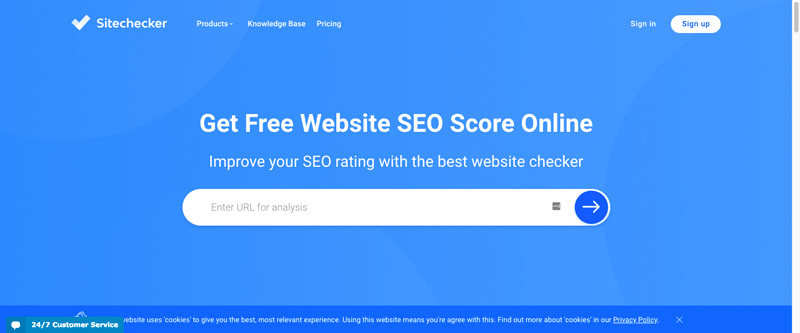 Sitechecker Homepage